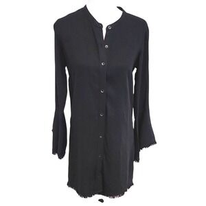 Splendid Black Button-Up Women's‎ Dress Size Small